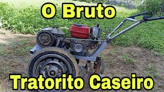 Teste do motocultivador totalmente caseiro [upl. by Neral]