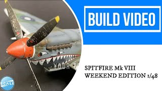 Eduard Spitfire Mk VIII Weekend Edition Build Video [upl. by Lenroc572]