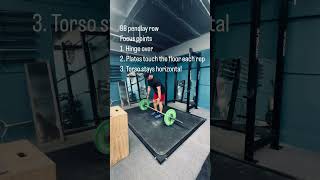 BB pendlay row onlinetraining onlineworkout [upl. by Rednav]