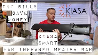 Kiasa Smart Far Infrared Heater Bar Is This The Most Efficient Way To Heat A House Install amp Test [upl. by Kal]