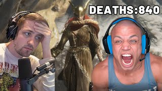 Reacting to Tyler1’s Relentless Attempts to Beat Malenia [upl. by Orji3]