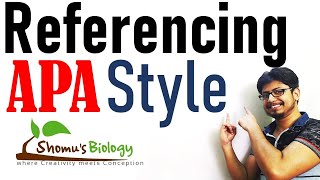 APA style referencing tutorial  APA in text citation  How to reference in APA style [upl. by Ioyal]