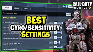 Best SENSITIVITY SETTINGS in CODM Season 2  BEST GYROSCOPE SETTINGS For Cod Mobile MP amp BR [upl. by Jada891]