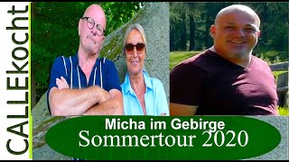 Käsespätzle selber machen Rezept mit Micha am Großglockner ohne Strom und Gas kochen Sommertour 20 [upl. by Amluz]