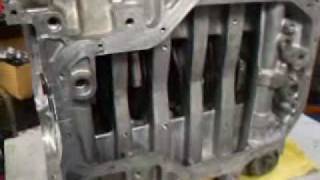 Subaru SVX Middle Piston Pin Installation [upl. by Ahsinaj568]