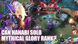 CAN HANABI SOLO MYTHICAL GLORY RANK [upl. by Paucker]