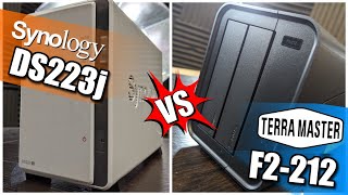 Synology DS223j vs Terramaster F2212 NAS Comparison  Which Is Better Value [upl. by Adamis577]