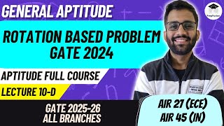 GATE 2024 INSTRUMENTATION IN SOLUTION  APTITUDE QUESTION  Rotation about Main Diagonal [upl. by Esmeralda]