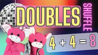 Doubles Addition Facts Song  Doubles Shuffle  Math Notes with Rocko [upl. by Hbahsur]