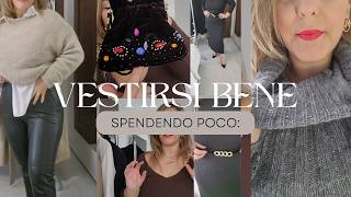 COME VESTIRSI BENE SPENDENDO POCO TI MOSTRO I MIEI 4 OUTFIT ootd outfit tryon haul curvy [upl. by Dilks]