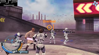 Star Wars Battlefront Elite Squadron  PSP Gameplay 4k 2160p PPSSPP [upl. by Ecilahs881]