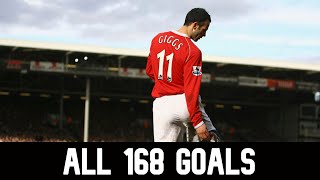 Ryan Giggs  All 168 Goals for Manchester United [upl. by Kulseth]