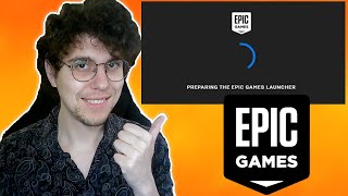 How To Fix Preparing Epic Games Launcher [upl. by Enttirb]