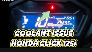 coolant issue Honda Click 125i  shareman [upl. by Neoma705]