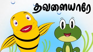 தவளையாரே  Frog Song  Chutti Kutties Tamil Rhymes For Kids  தமிழ் குழந்தை பாடல்கள் [upl. by Andriana601]