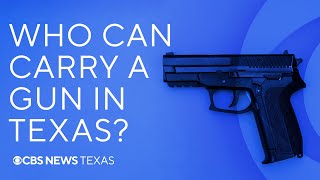 Who can carry a gun in Texas [upl. by Eiltan684]