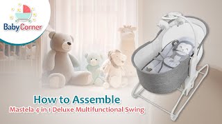 How To Assemble Mastela 4 in 1 Deluxe Multifunctional Swing  3087  3088 [upl. by Rosabella]