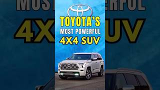 TOYOTA’S MOST POWERFUL 4x4 SUV toyota sequoia suv fortuner endeavour landcruiser cars shorts [upl. by Aleahpar284]