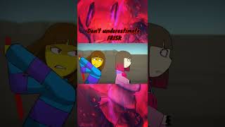 Glitchtale epic moment Part 1 glitchtale frisk edit viral [upl. by Kunkle]