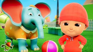 Hathi Ka Baccha हाथी का बच्चा Meri Gudiya Hindi Cartoon Rhymes and Poems by Ladoo Kids [upl. by Noned]