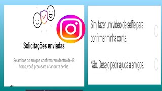 Solicitações enviadas Instagram  desejo pedir ajuda a amigos Instagram [upl. by Shetrit91]