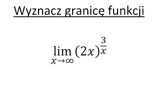 Granica funkcji cz10 Reguła de lHospitala [upl. by Marmaduke575]