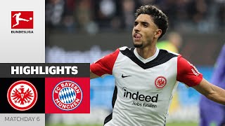 Marmoush Shocks FC Bayern  Eintracht Frankfurt  Bayern München 33  Highlights  MD 6 – BL 2425 [upl. by Christoforo]