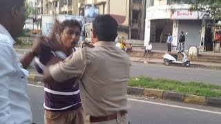 Traffic Police caught assaulting young man in public [upl. by Naie]