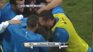 Maicon Scores An Amazing Goal Against Juventus [upl. by Tselec]