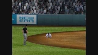 MVP Baseball 2005 Joe Inglett Lyle Overbay Spectacular Play [upl. by Alhsa668]