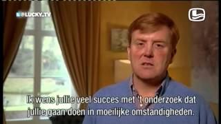 Toespraak Willem Alexander DWDD Lucky TV [upl. by Verdi800]