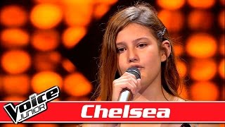 Chelsea synger Sara Evans – ‘A Little Bit Stronger’ – Voice Junior  Blinds [upl. by Neyut]