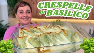 CRESPELLE DI BASILICO CON RICOTTA E LIMONE Ricetta Facile  Fatto in Casa da Benedetta [upl. by Eilloh]