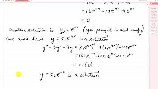 Linear differential equations [upl. by Ainoval]