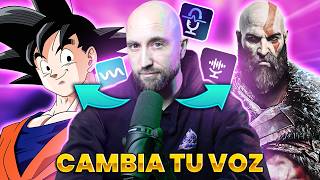 MODULADORES DE VOZ a tiempo real con IA en 2024 🎙️ TEST 5 Cambiadores de VOZ gratis GamerStreamer [upl. by Hakeber]