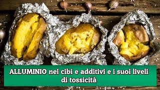 ALLUMINIO nei cibi e additivi e i suoi liveli di tossicità [upl. by Egoreg]