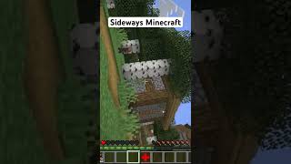 Minecraft but it’s sideways minecraft gaming [upl. by Primavera568]