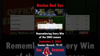 Remembering the 2004 Boston Red Sox  Win 79 redsox mlb sports homerun baseball [upl. by Eliott]