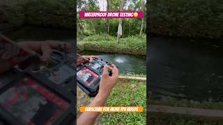 Fully waterproof fpv drone✅🚀😍 by ajufpv🙌 fpv waterproof drone testing quadcopter fpvracing [upl. by Kippar674]