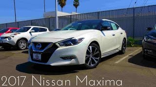 2017 Nissan Maxima Platinum 35 L V6 Review [upl. by Bello]