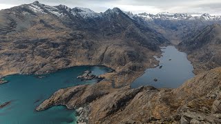 Sgurr na Stri from Sligachan Black Cuillin Isle of Skye 020322 [upl. by Enelrahc]