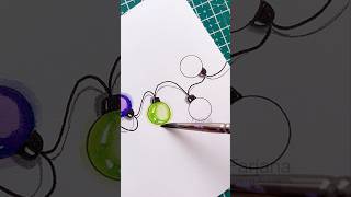 Painting with Brush Pen painting art shorts [upl. by Reyam299]