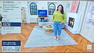 Dawn Sepulveda Modeling for Denim amp Co on QVC plussize clothing qvc clothing fashion model [upl. by Courcy]