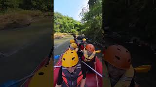 Rafting Saat Air Sungai Tidak Terlalu Deras  Arum Jeram Alamanda Caringin Bogor [upl. by Jerry882]