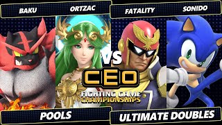 CEO 2024  Fatality amp Sonido Vs Baku amp Ortzac  Smash Ultimate  SSBU [upl. by Aiyn401]