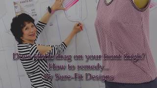 Does fabric drag on your front thigh Pants alterations by SureFit Designs [upl. by Eillim215]