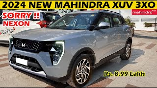 2024 MAHINDRA XUV 3XO SUV 😍 PANORAMIC SUNROOF 🤩 FEATURES amp SAFETY KING [upl. by Patti]