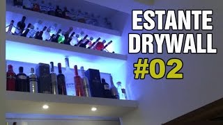 Como fazer Estante Mobiliário Gesso Drywall Passo a Passo parte 02 [upl. by Aramoj]