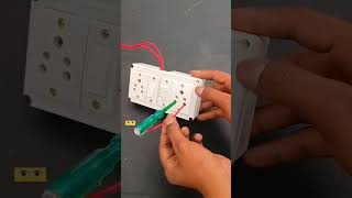 How to check neutral with tester diy electrical tester ytshort electricity short diylrojects [upl. by Reste]