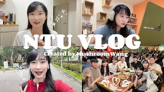 台大Uni Vlog  碩二期末週生活🤩 珍惜生活中的每個瞬間🧡 ftCathay United Bank  MushroomWang🍄 [upl. by Lavina732]